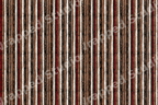 Rustic vertical stripe pattern featuring textured cords in earthy brown, cream, and burgundy red.