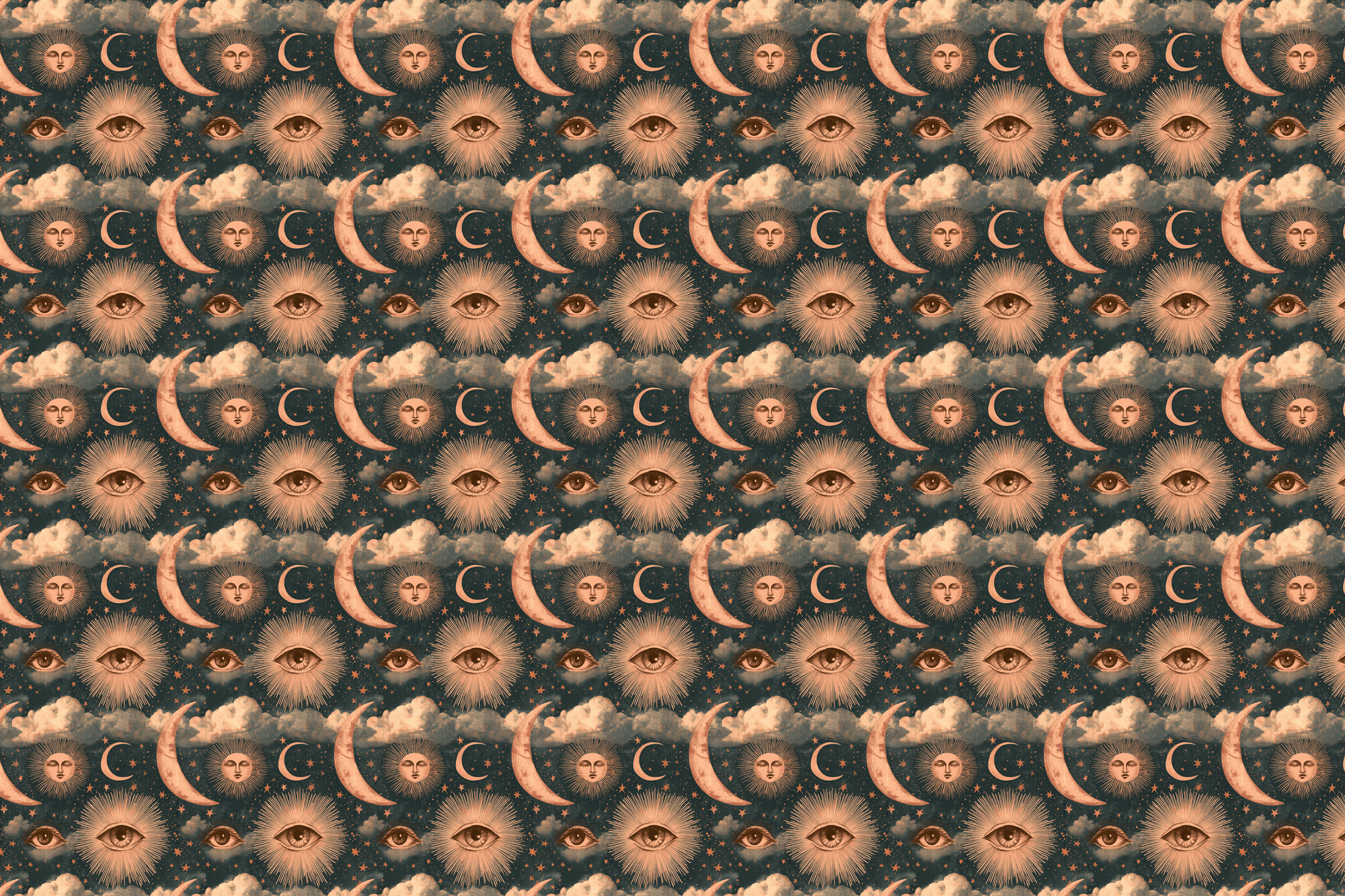 Mystic Moons: Celestial Wrapping Paper