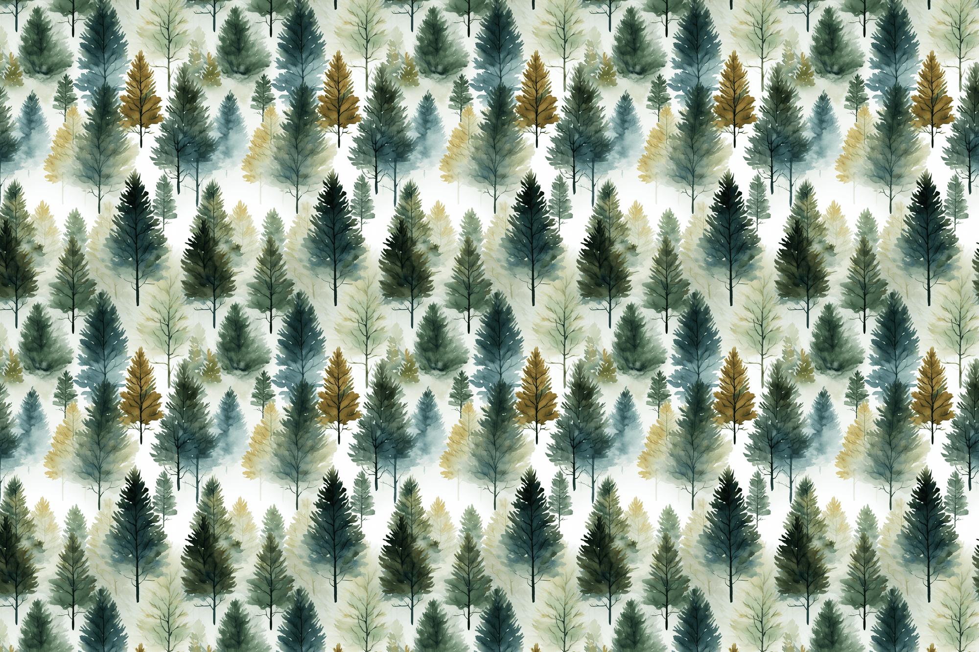 Whispering Woods: Forest Wrapping Paper