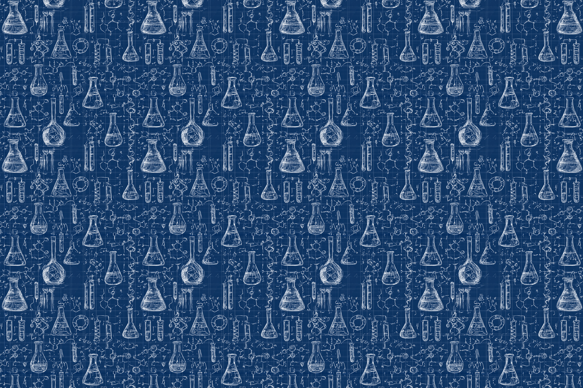 Anxious Alchemist: Blueprint Science Wrapping Paper