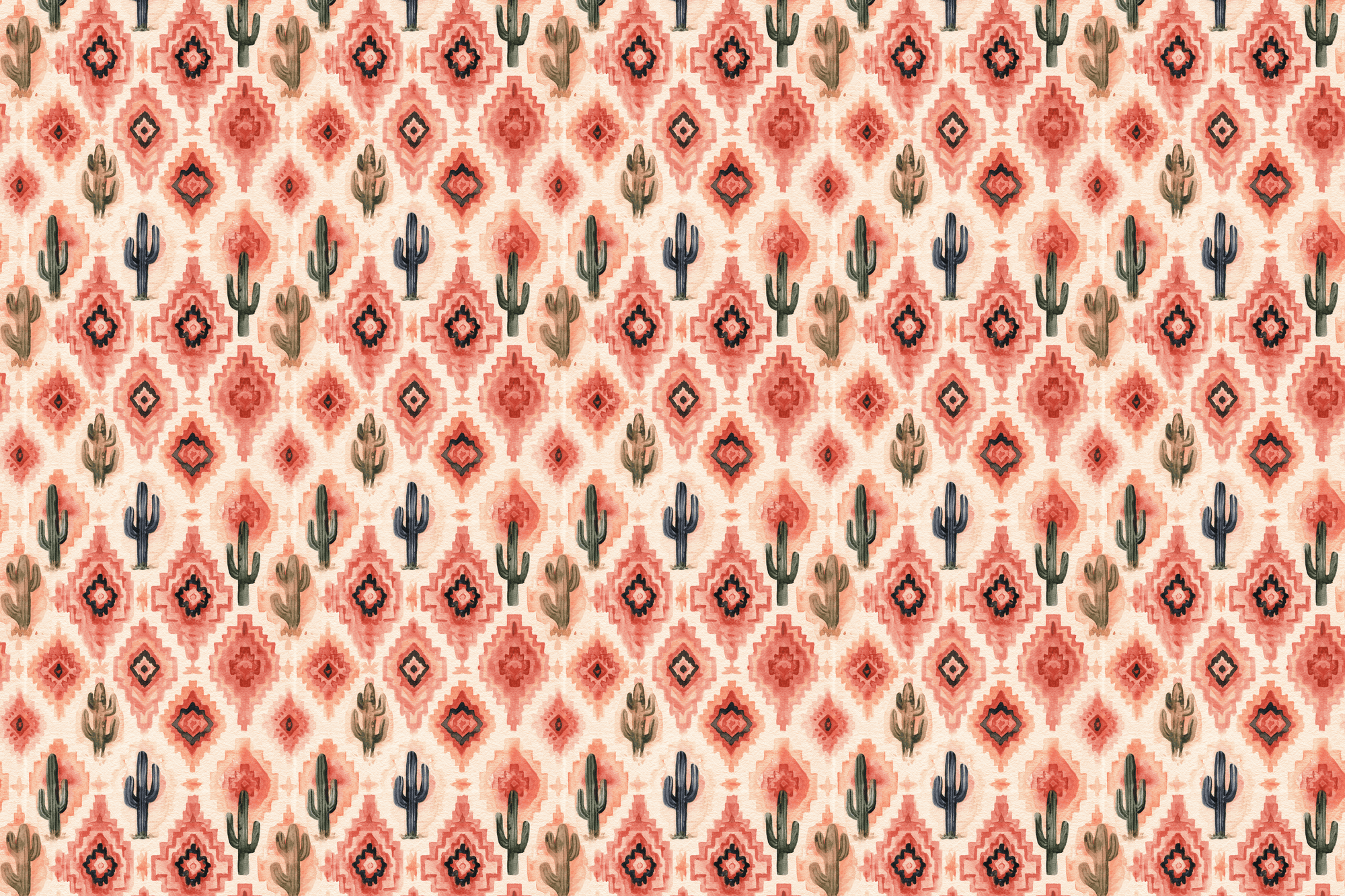 Desert Watercolor: Southwestern Watercolor Gift Wrap