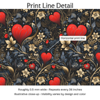 790703 — Print Line Detail. Illustrative close-up; visibility varies by design and color.
