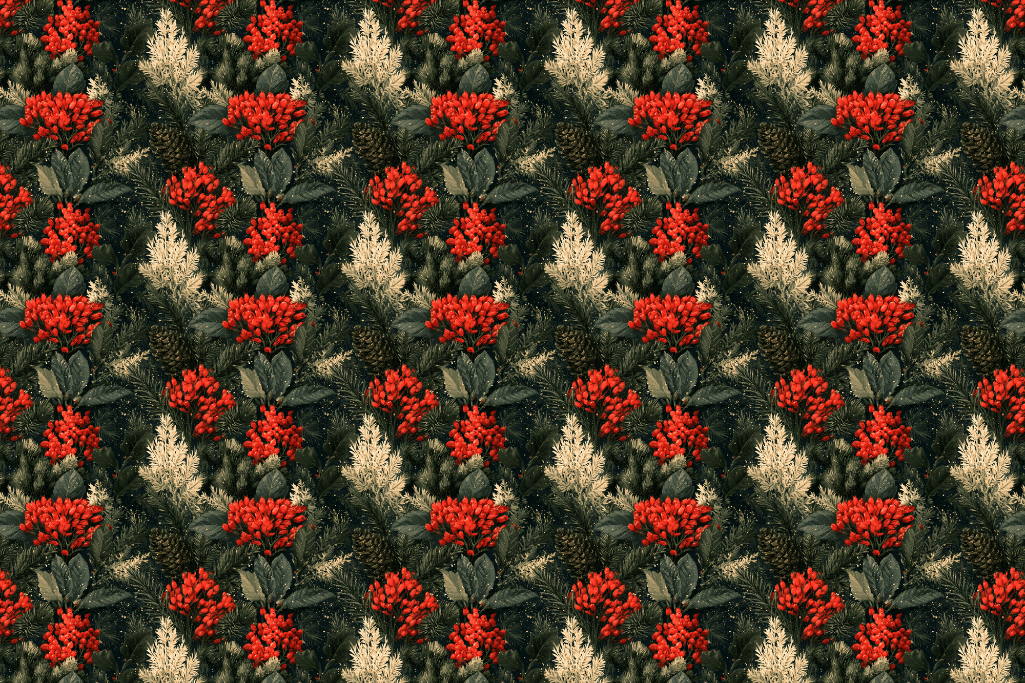 Vamp Solstice: Dark Botanical Gift Wrap