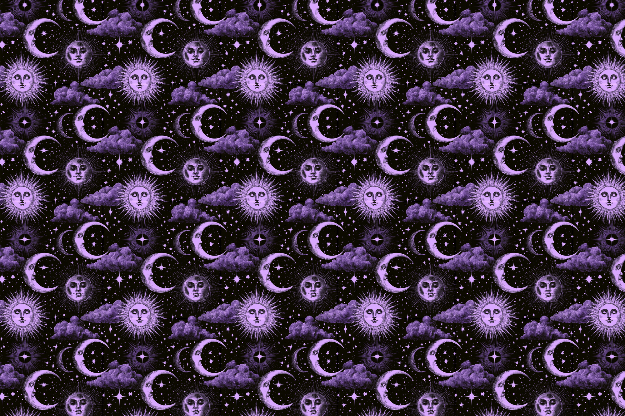 Mystic Moonbeams: Celestial Wrapping Paper