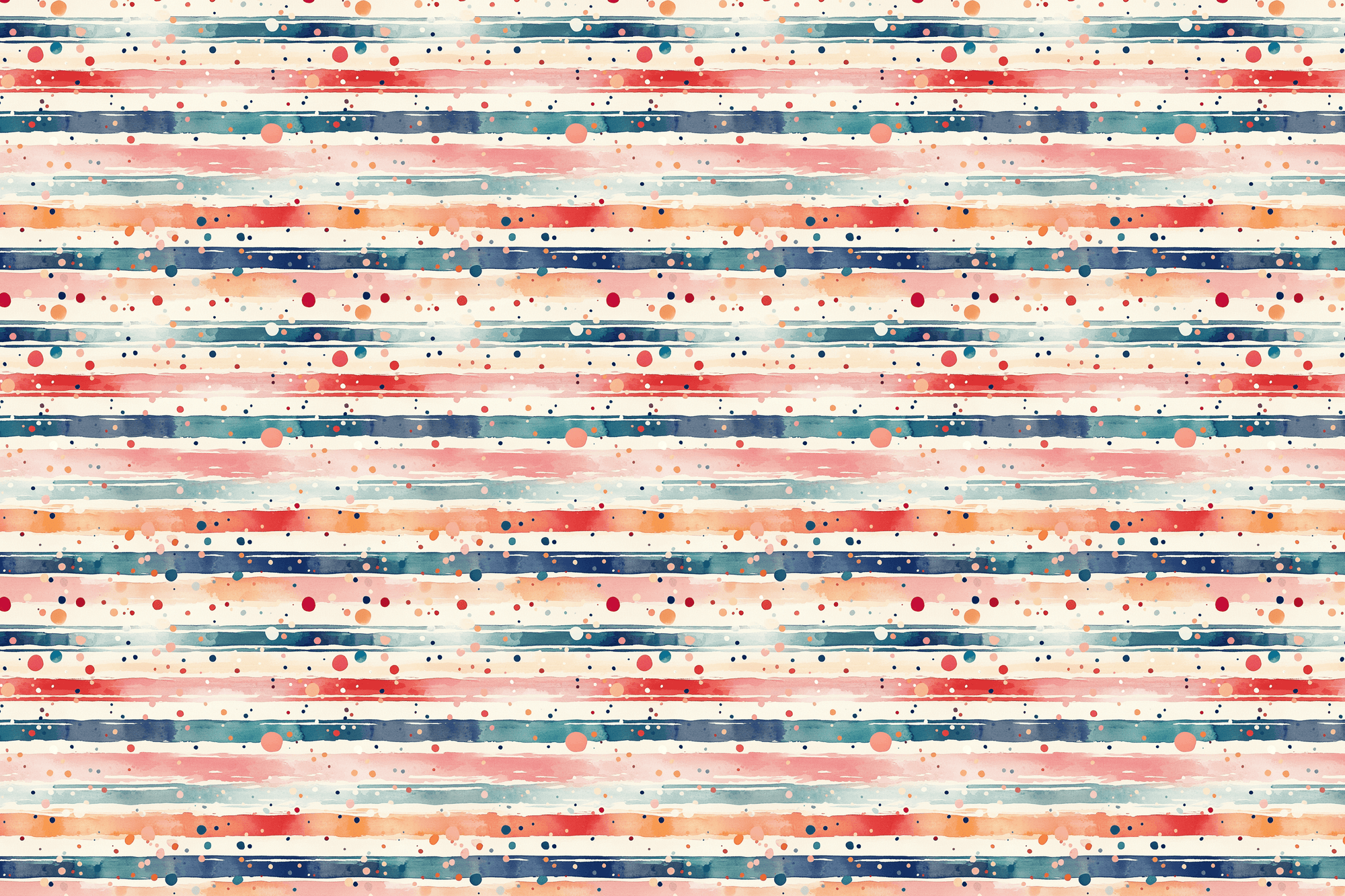 Playful Painted Party: Birthday Wrapping Paper