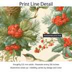 818205 — Print Line Detail. Illustrative close-up; visibility varies by design and color.