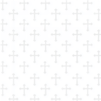 Minimalist light gray Christian cross pattern on white for elegant religious and baptism designs.
