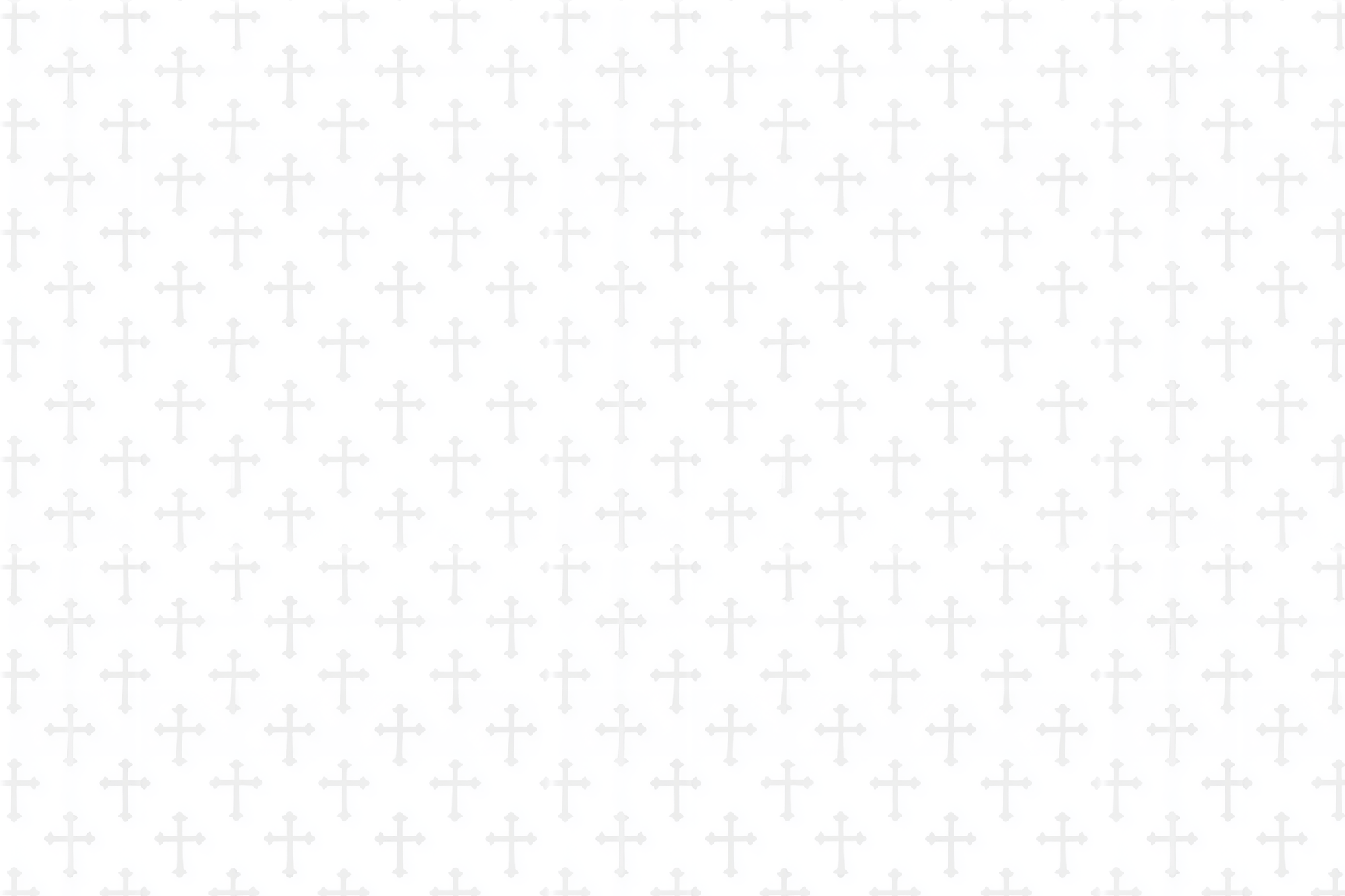 Simply the Cross: White Cross Wrapping Paper