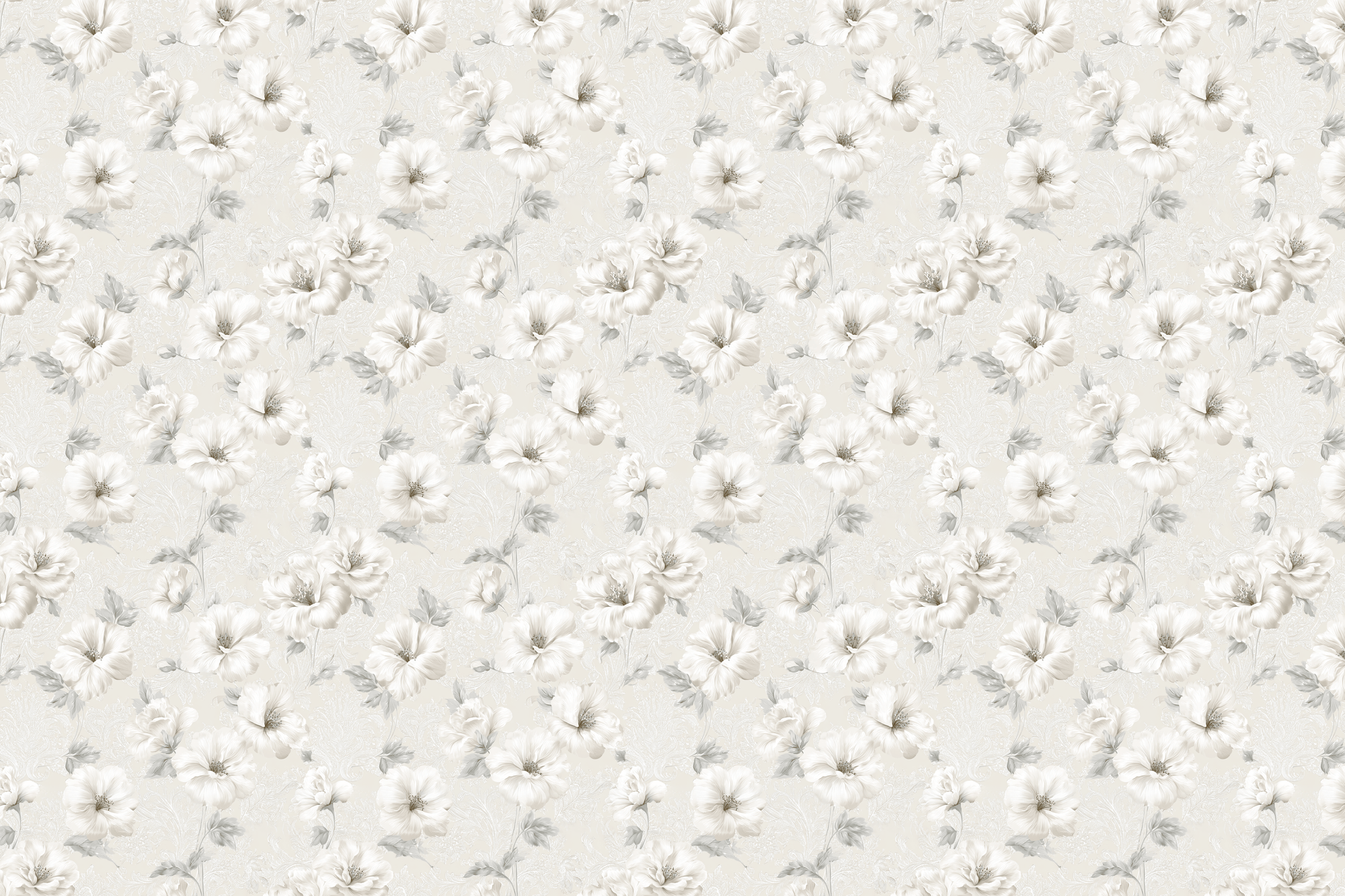 Spectral Springtime: Vintage Floral Gift Wrap