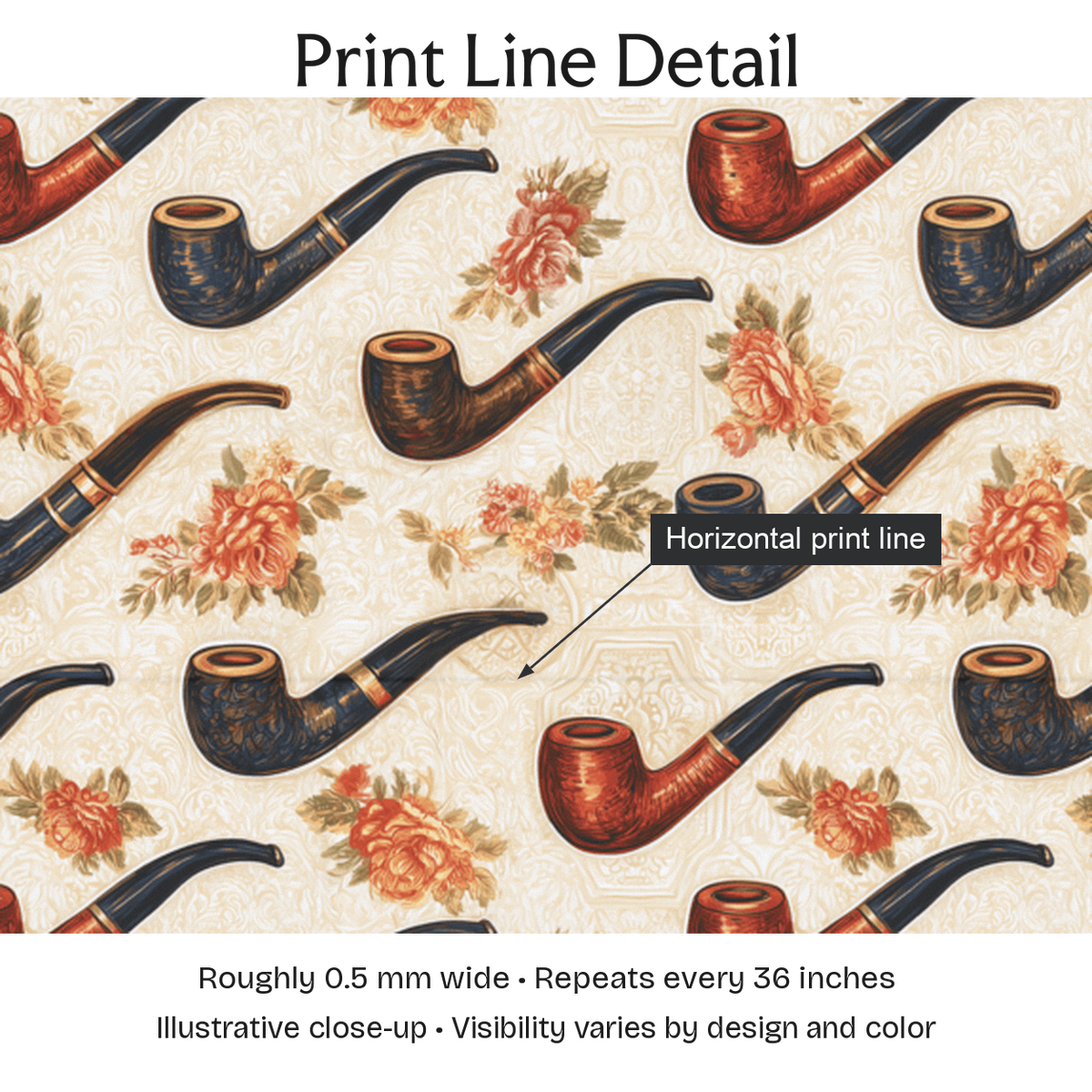 859676 — Print Line Detail. Illustrative close-up; visibility varies by design and color.