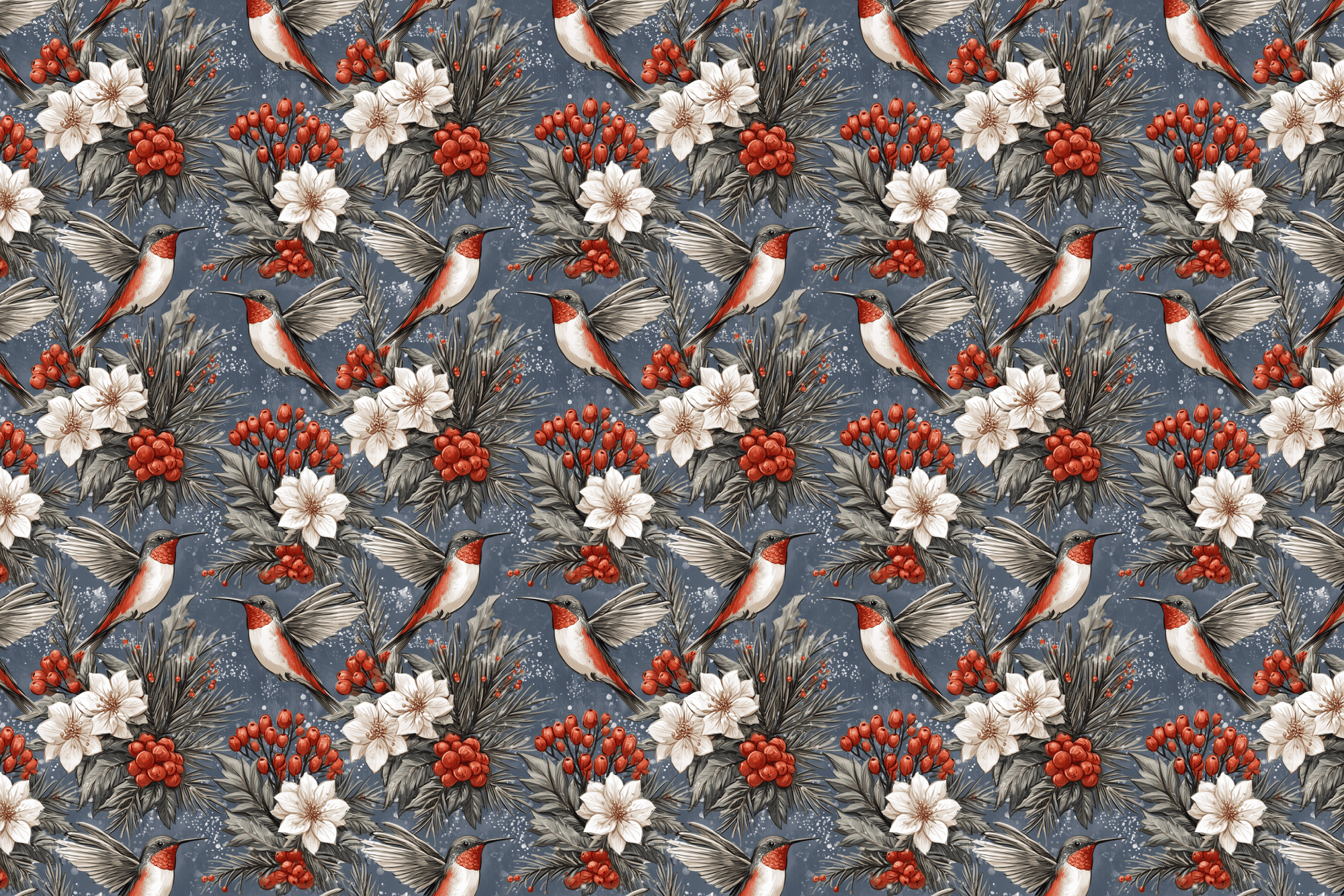 Nectar Junkie: Hummingbird Wrapping Paper