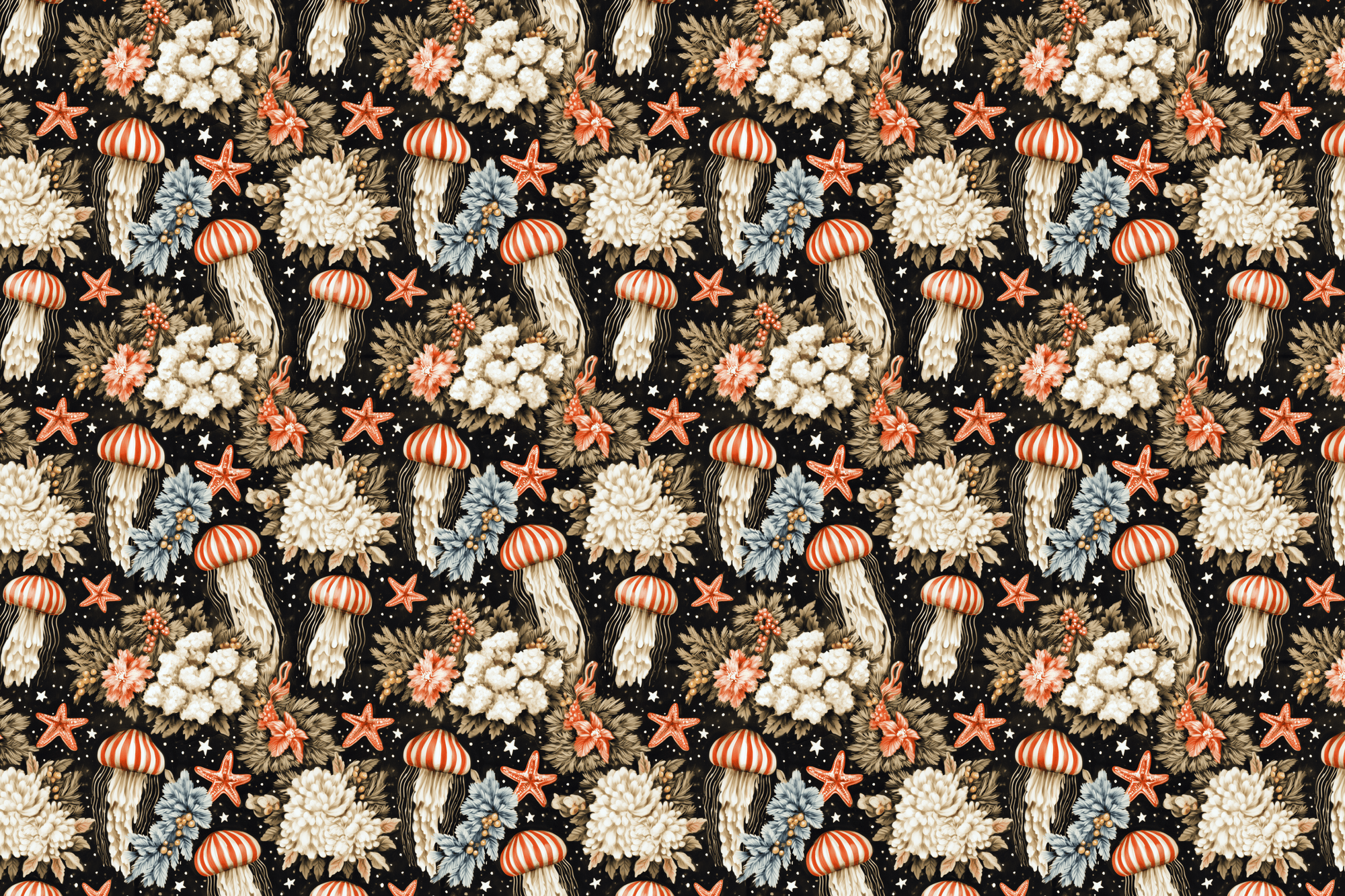 Kraken Kringle: Ocean Christmas Wrapping Paper