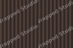 Minimalist vertical stripe pattern in dark chocolate and espresso brown with a classic geometric design.
