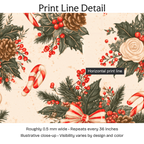 865781 — Print Line Detail. Illustrative close-up; visibility varies by design and color.