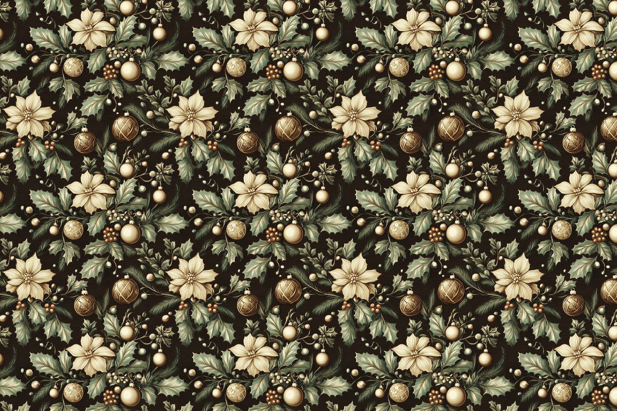 Victorian Vintage: Elegant Christmas Wrapping Paper