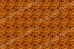 Seamless pattern of coffee bean shapes in warm brown and golden hues.