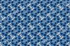 Festive graduation pattern with navy caps, white diplomas, gold stars, and yellow Congrats text on blue.