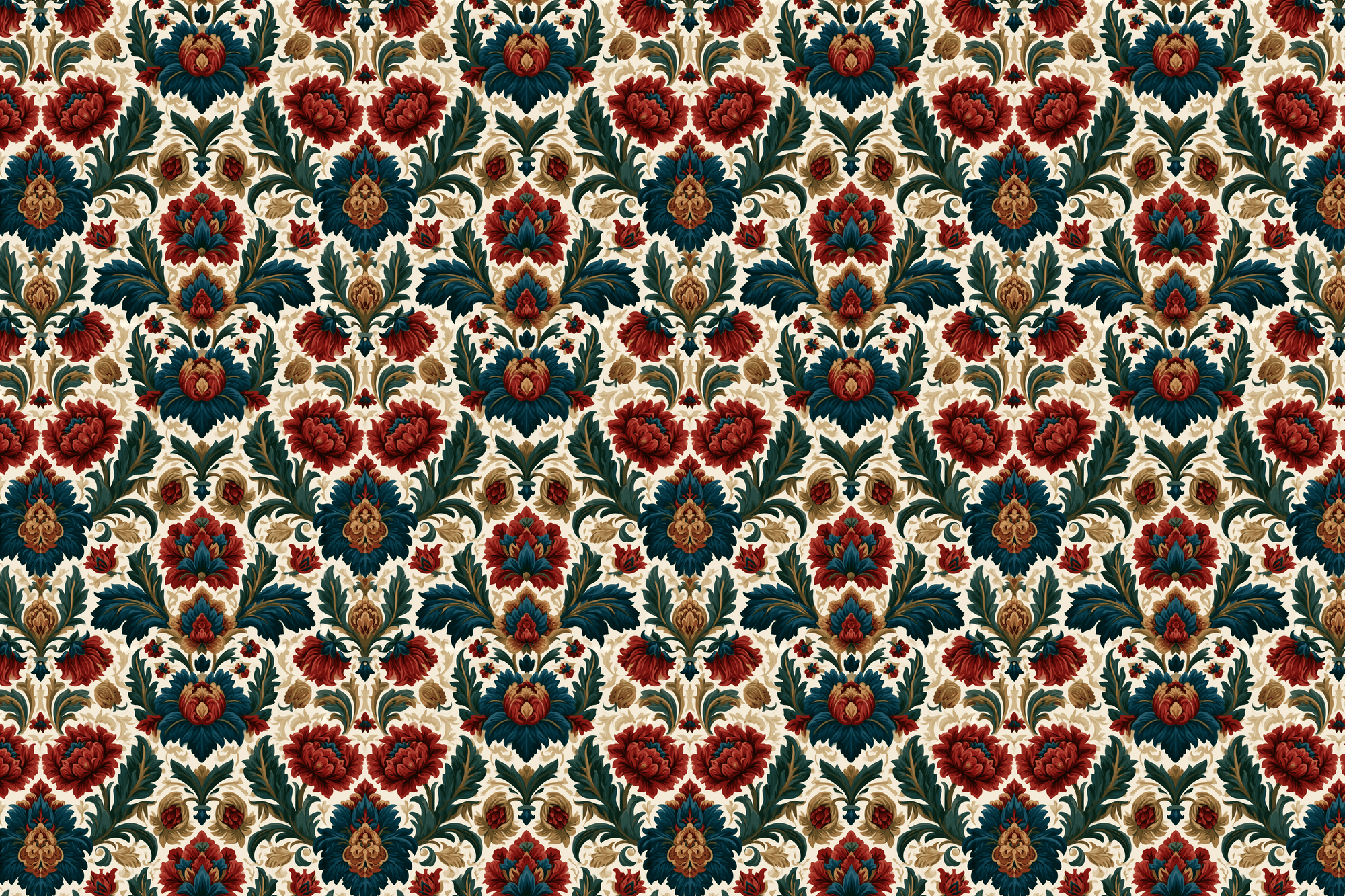 Baroque Botanicals: Vintage Floral Gift Wrap