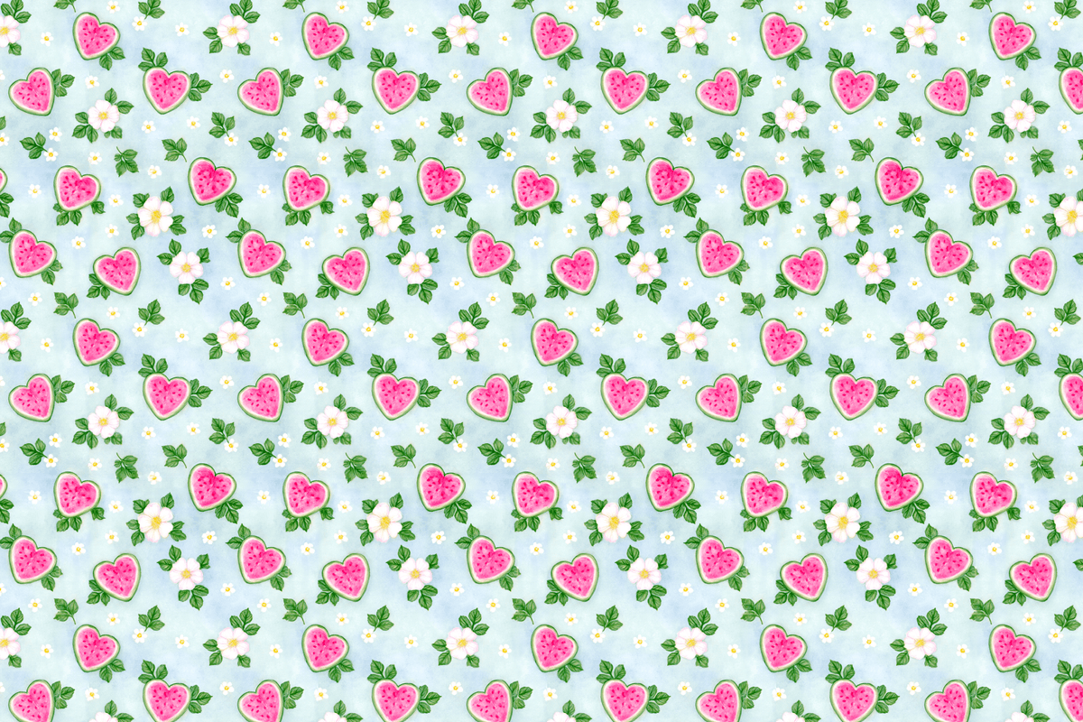 Sweetheart Summer: Watermelon Wrapping Paper