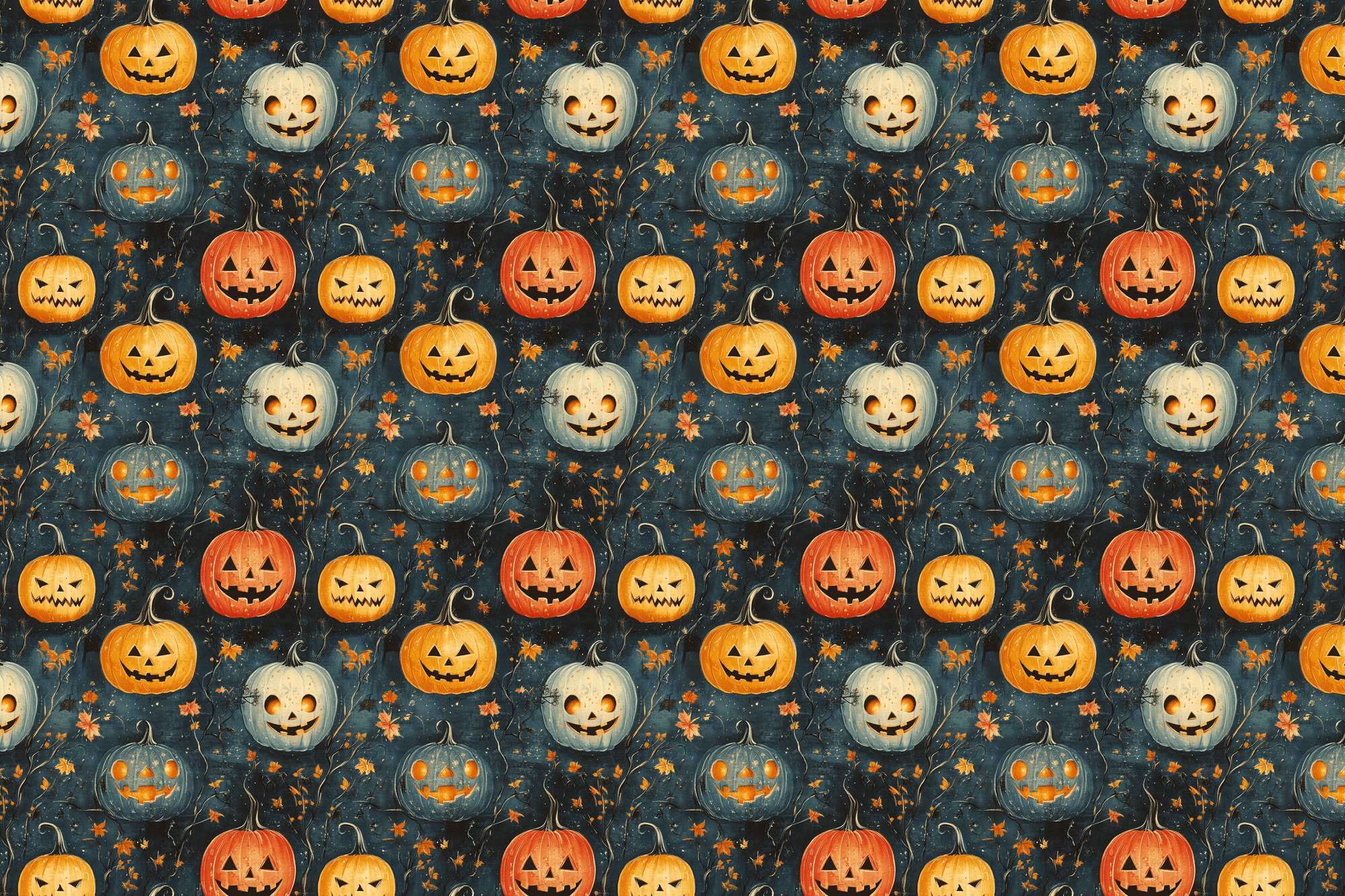 Midnight Magic Pumpkins: Halloween Gift Wrap