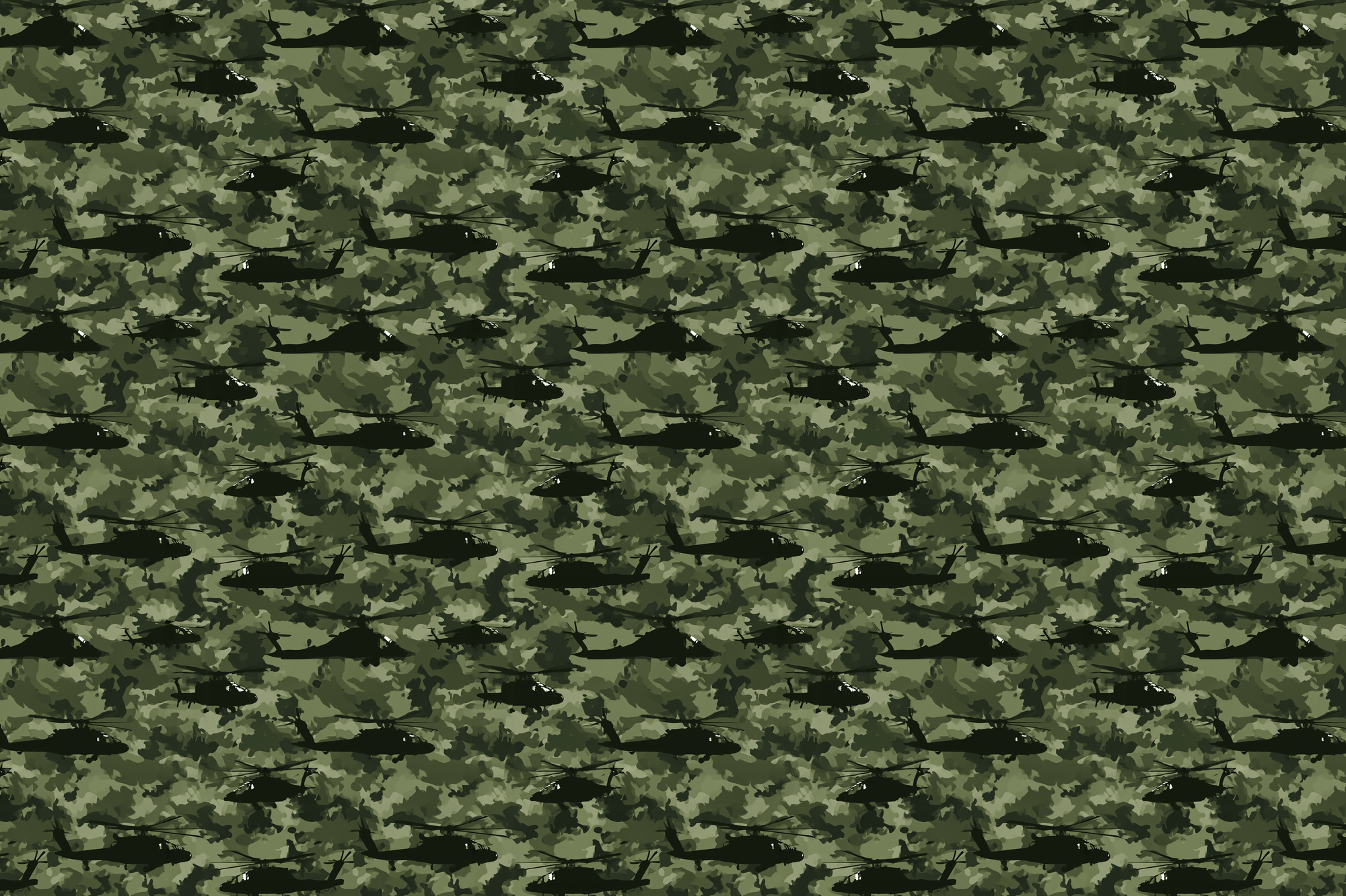 Stealth Chopper: Military Camo Gift Wrap