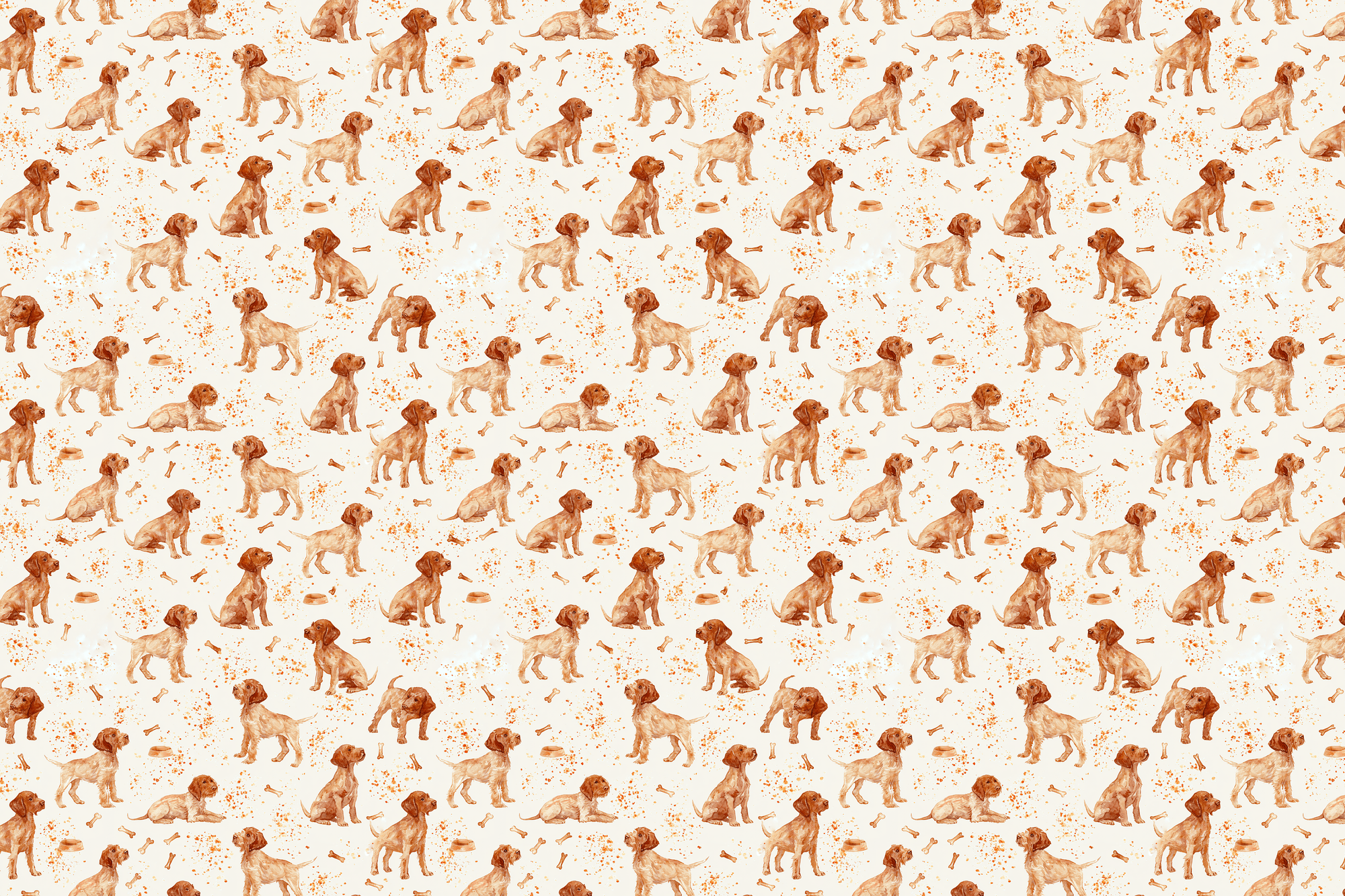 Wire Haired Aristocrat: Puppy Dog Wrapping Paper