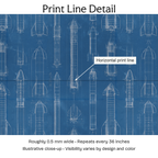 913887 — Print Line Detail. Illustrative close-up; visibility varies by design and color.