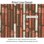 914659 — Print Line Detail. Illustrative close-up; visibility varies by design and color.