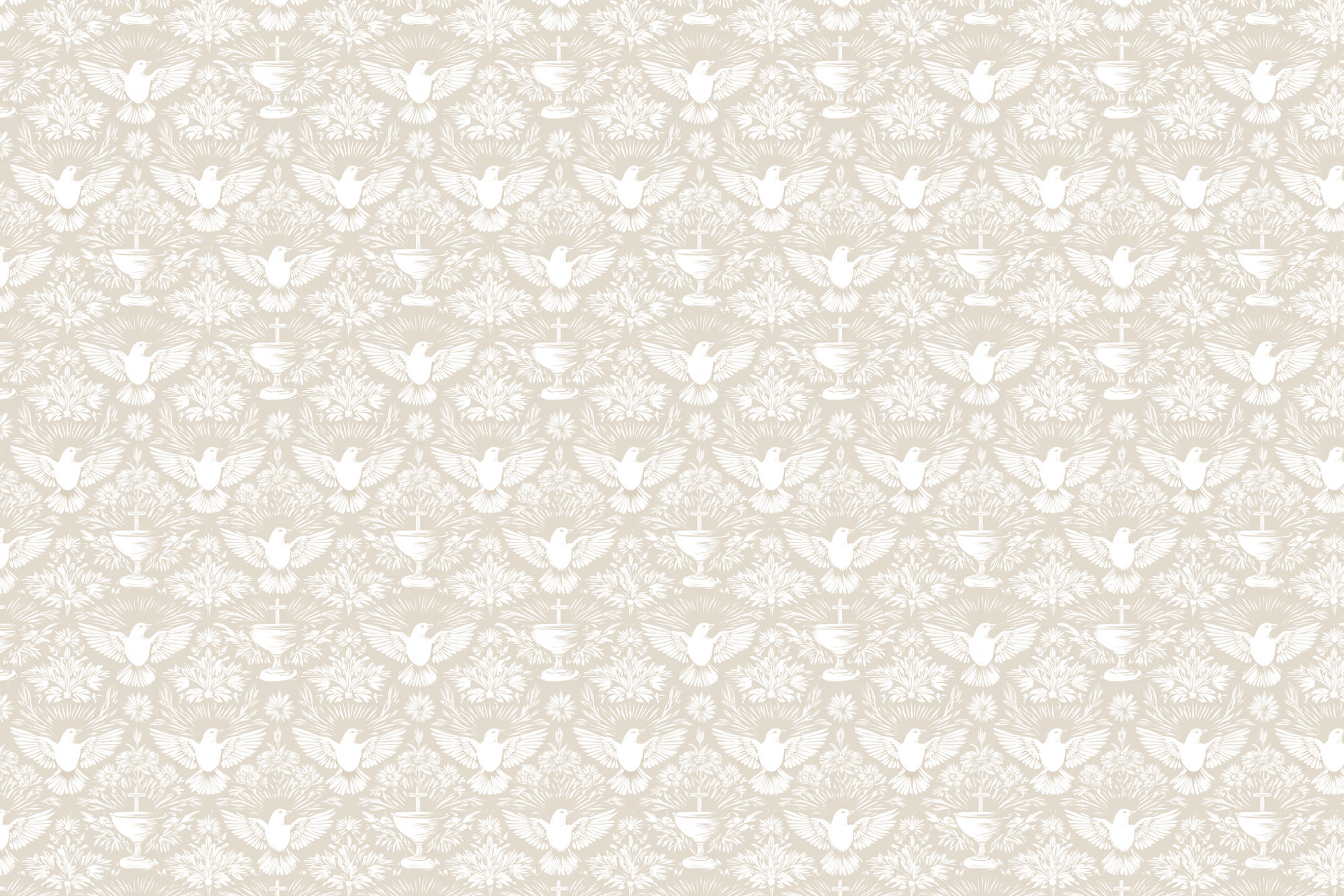 Holy Dove: Catholic Wrapping Paper