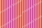Retro geometric pattern with bold vertical stripes in vibrant purple and bright orange.