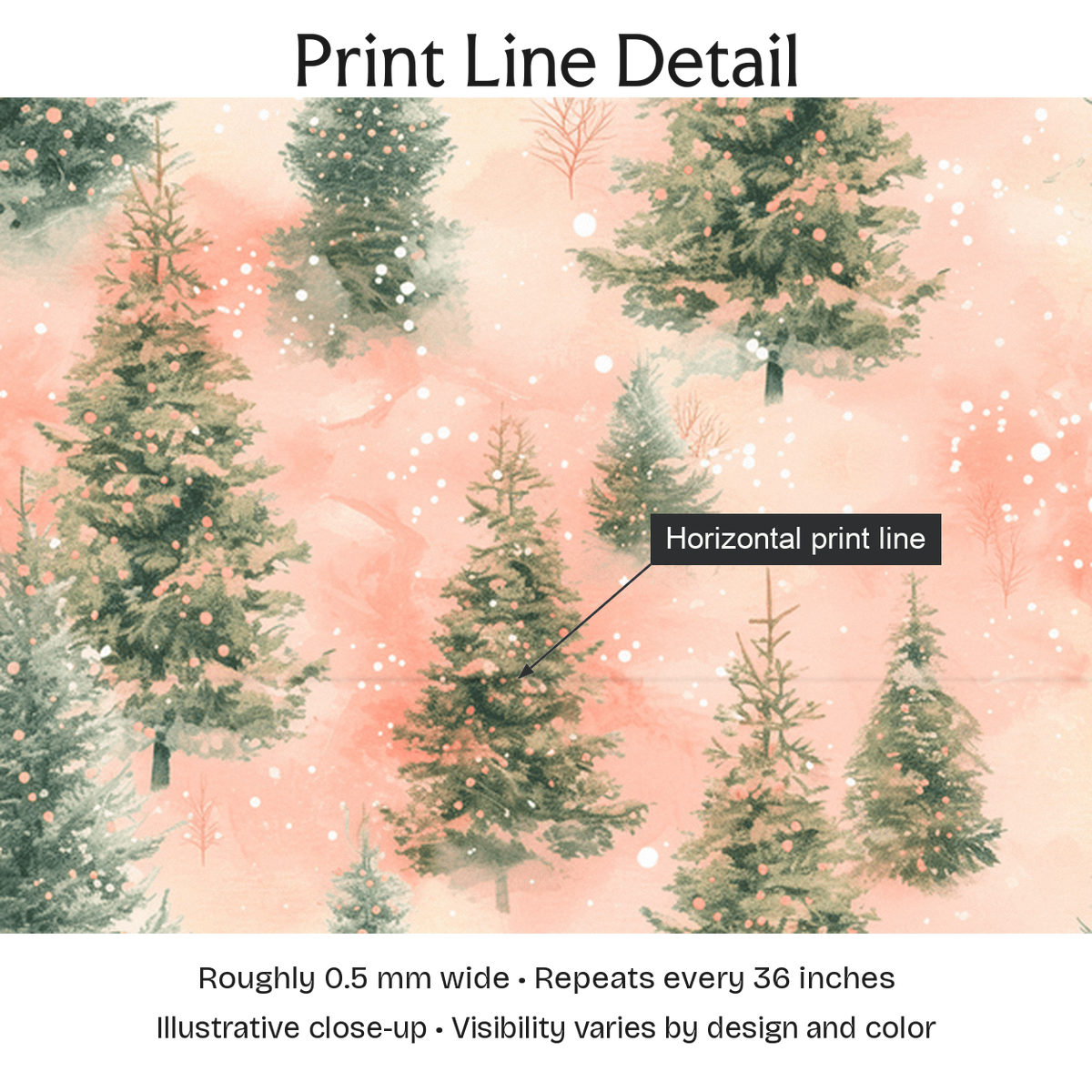 922994 — Print Line Detail. Illustrative close-up; visibility varies by design and color.