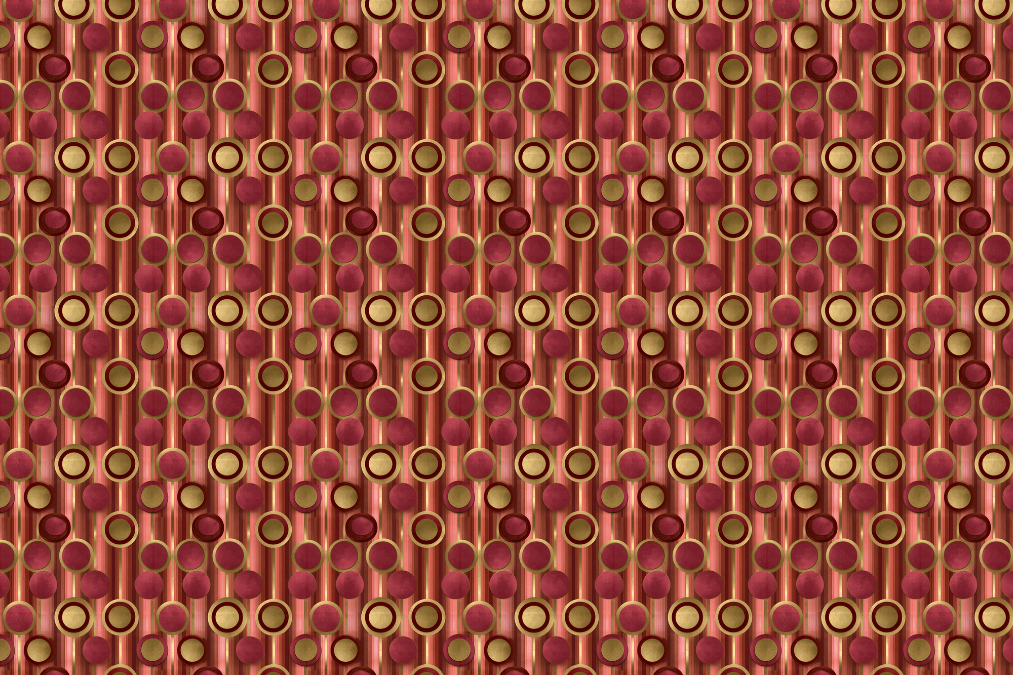 Gilded Geometric: Art Deco Wrapping Paper