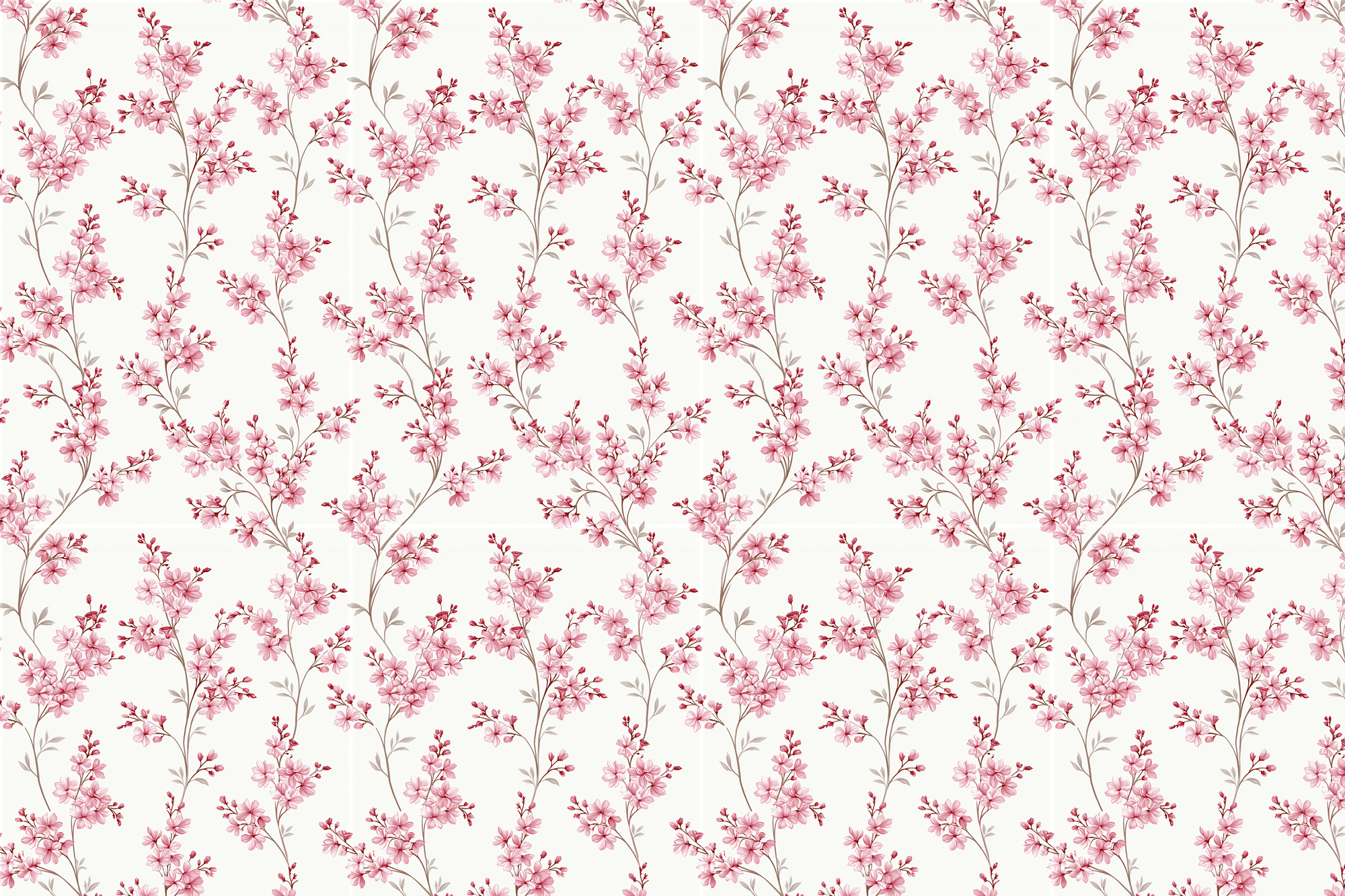Teacup Seance: Dainty Pink Floral Gift Wrap