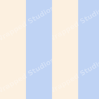 Minimalist vertical stripe pattern in pastel blue and cream.
