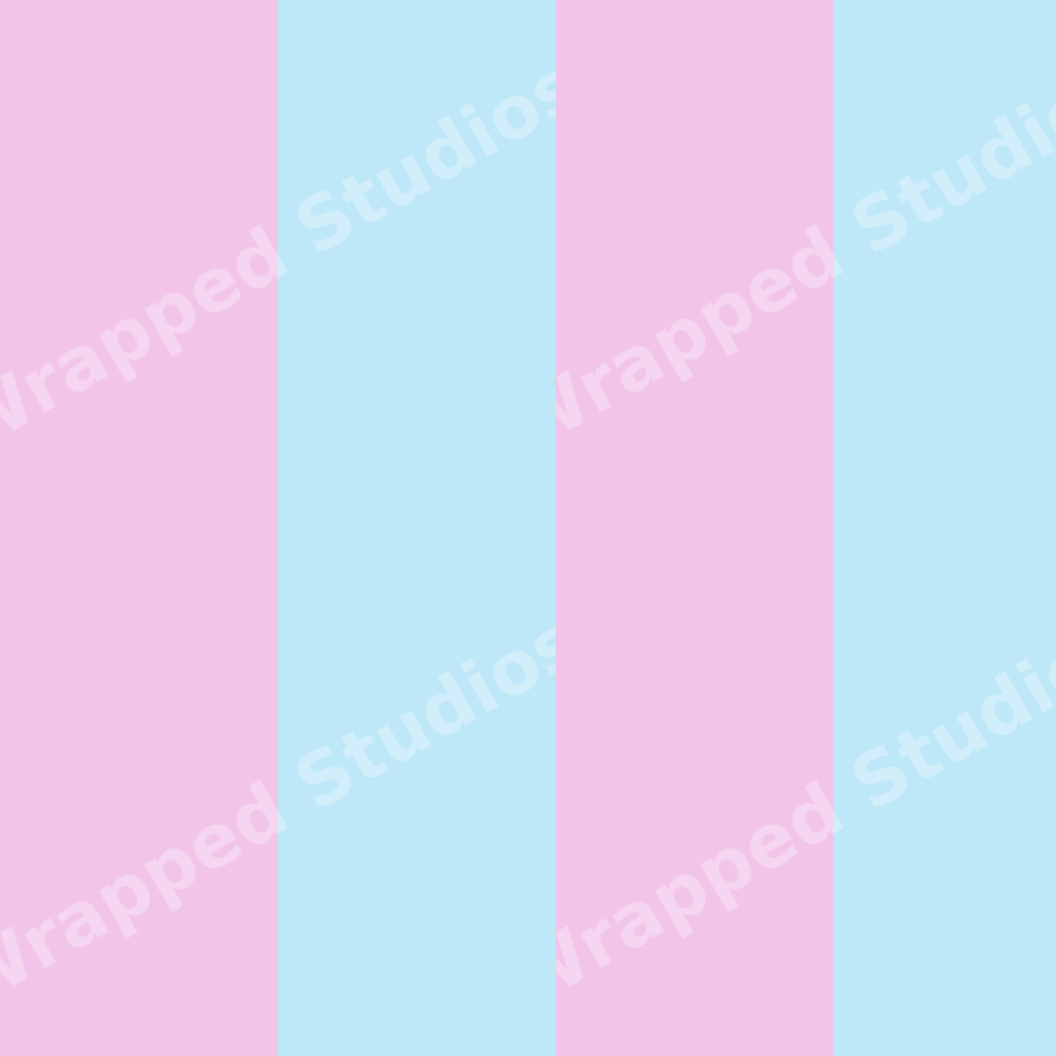 Classic pastel pink and light blue vertical stripe pattern with a minimalist geometric design.