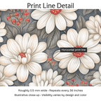 979043 — Print Line Detail. Illustrative close-up; visibility varies by design and color.