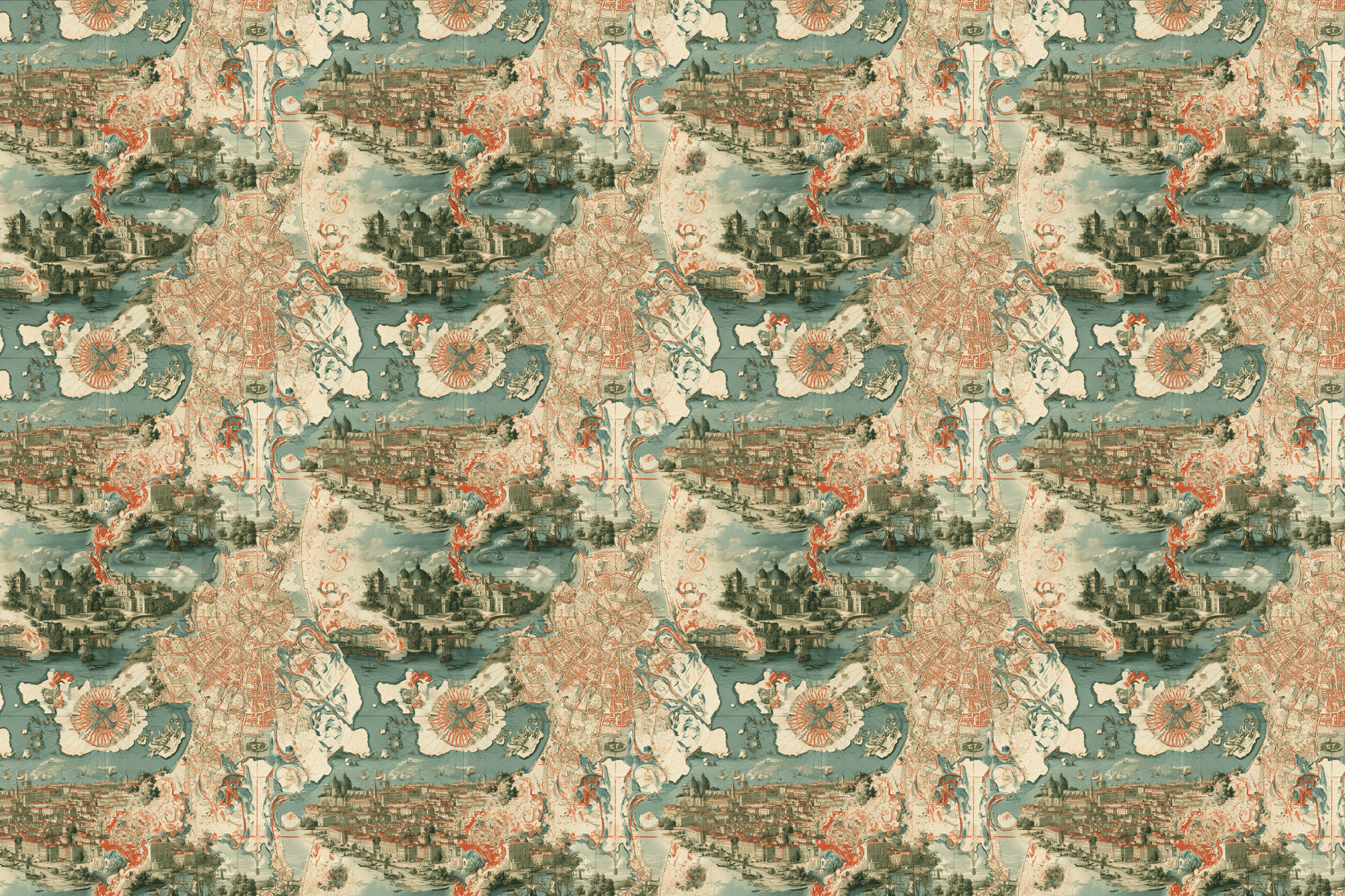 Delirious Cartographer: Vintage Map Wrapping Paper