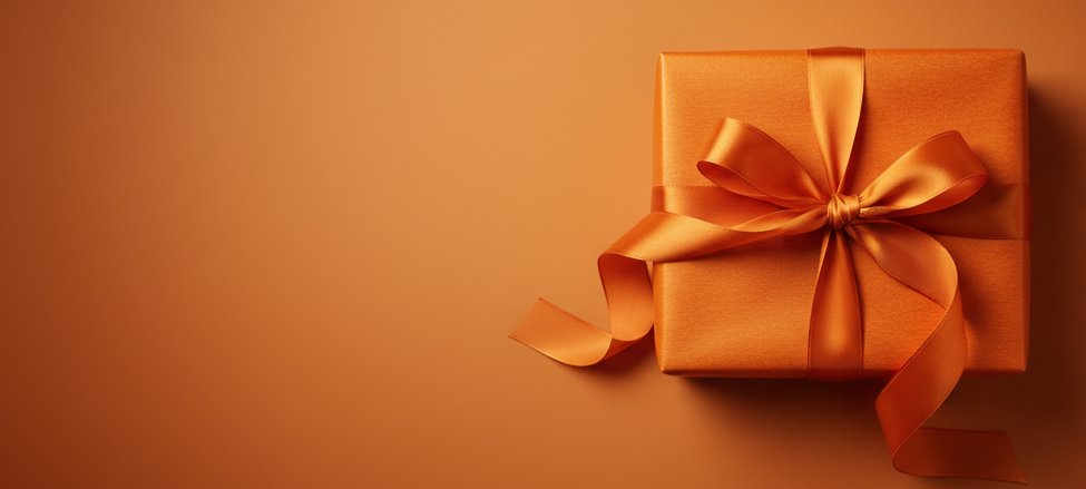 Orange Wrapping Paper