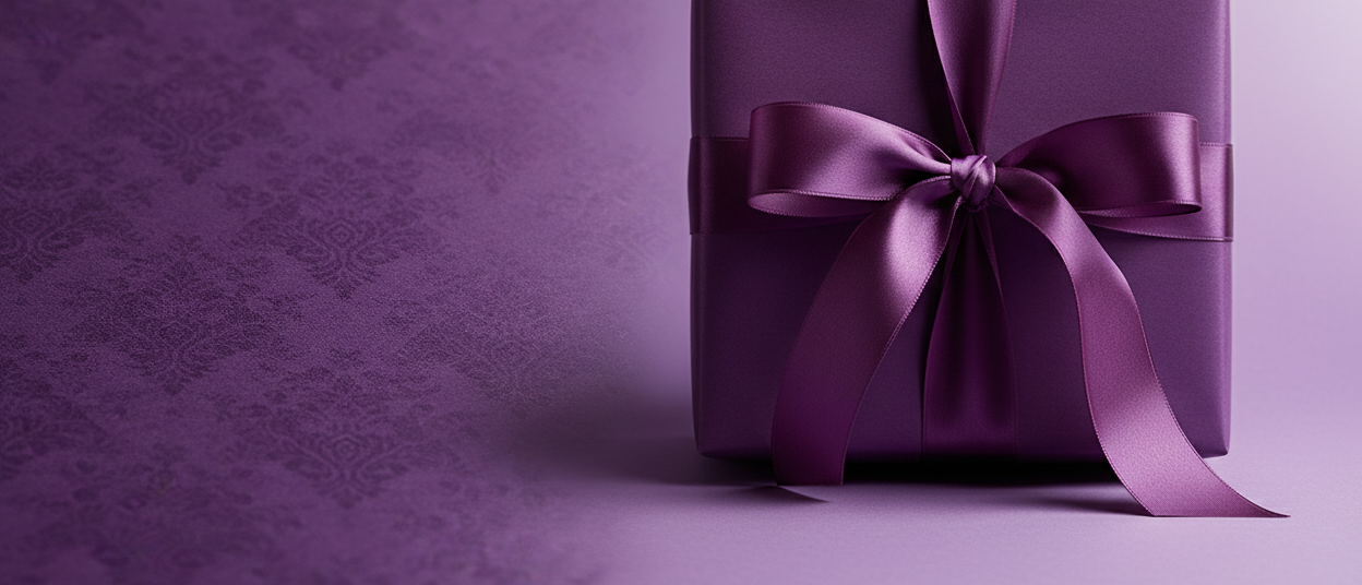Purple Wrapping Paper