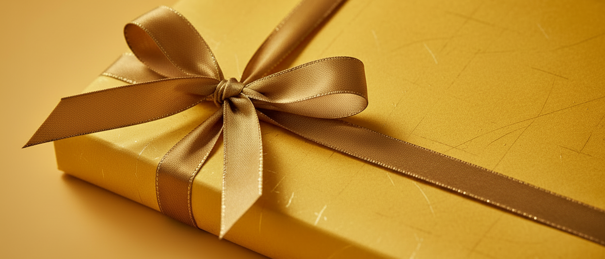 Yellow Gift Wrapping Paper