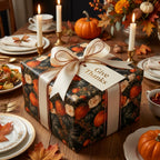 Bountiful Botanicals: Antique Pumpkin Wrapping Paper