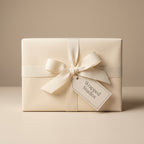 Antique White wrapping paper mockup 9