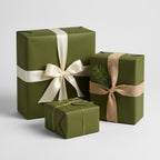 Army Green wrapping paper mockup 1