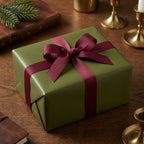 Army Green wrapping paper mockup 5