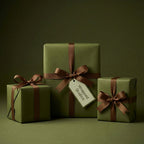 Army Green wrapping paper mockup 9