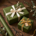 Army Green wrapping paper mockup 11