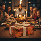 Autumn Leaves Abstract: Modern Fall Gift Wrap