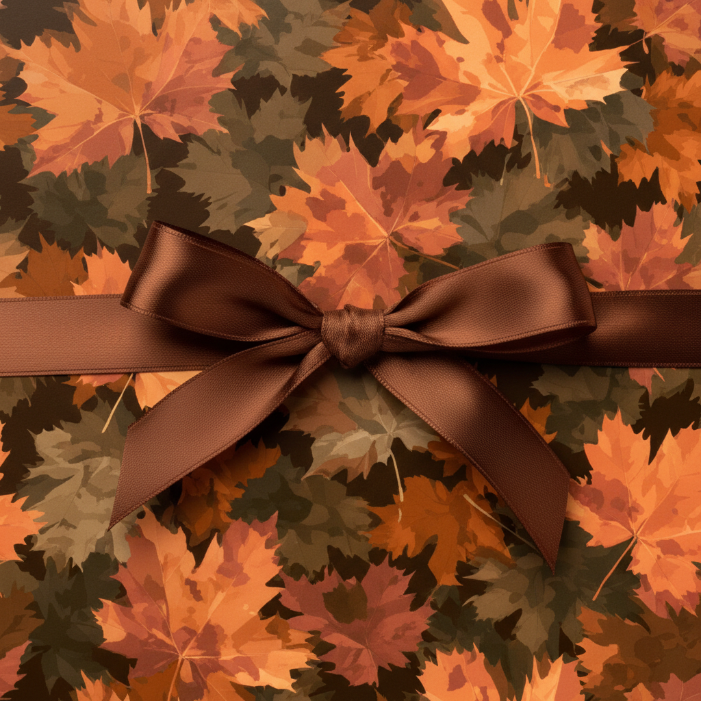 Autumn Canopy: Fall Gift Wrap
