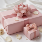 Baby Pink wrapping paper mockup 11