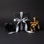 Midnight Black wrapping paper mockup 1